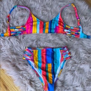 Rainbow bikini